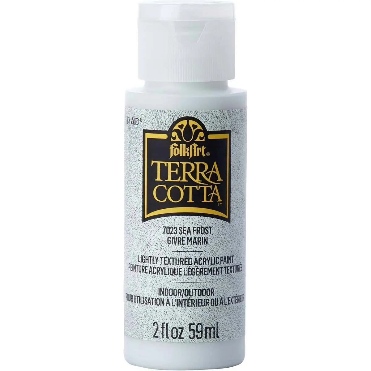 Plaid FolkArt Terra Cotta 59ml Acrylic Art/Craft Paint Sea Frost Textured Finish - Hobbies