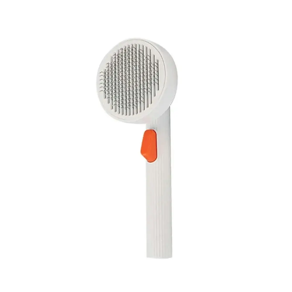 Petkit Large Pet Dog/Cat Round Grooming Brush/Comb 2 w/ Fur Release Button White - Pets