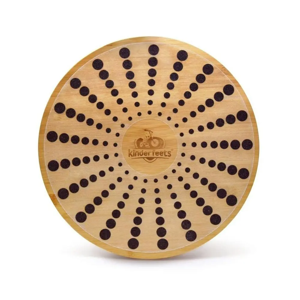 Kinderfeets Bamboo 40cm Balance Disk/Disc Board Fitness/Yoga Exercise Round 3y+ - Sports & Outdoor