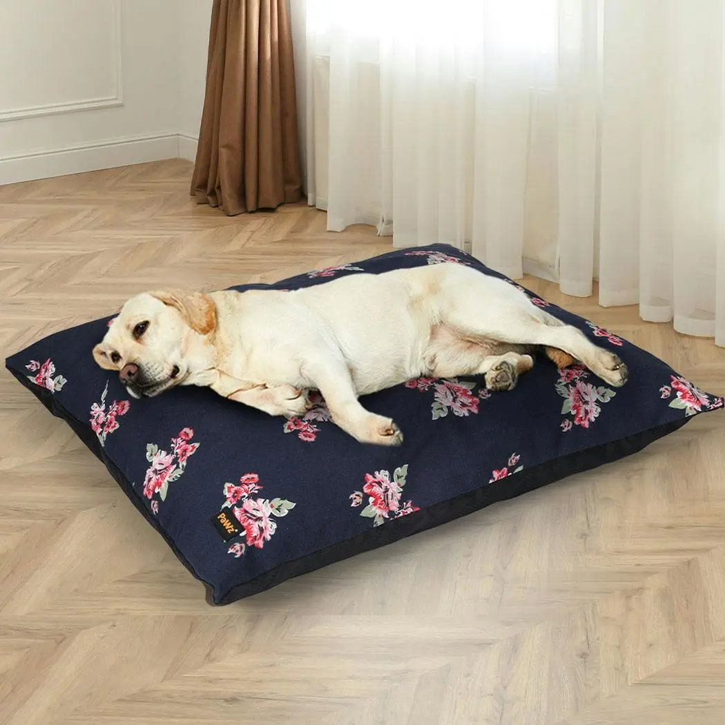 Pawz Dog Calming Bed Cat Pet Washable Removable Cover Cushion Mat Indoor XL - Pets