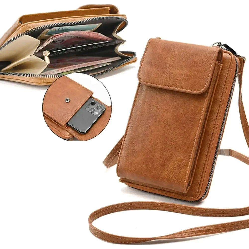Ladies Small Crossbody Bag Wallet Card Holder Phone Cash Purse Handbag for Women - Electronics
