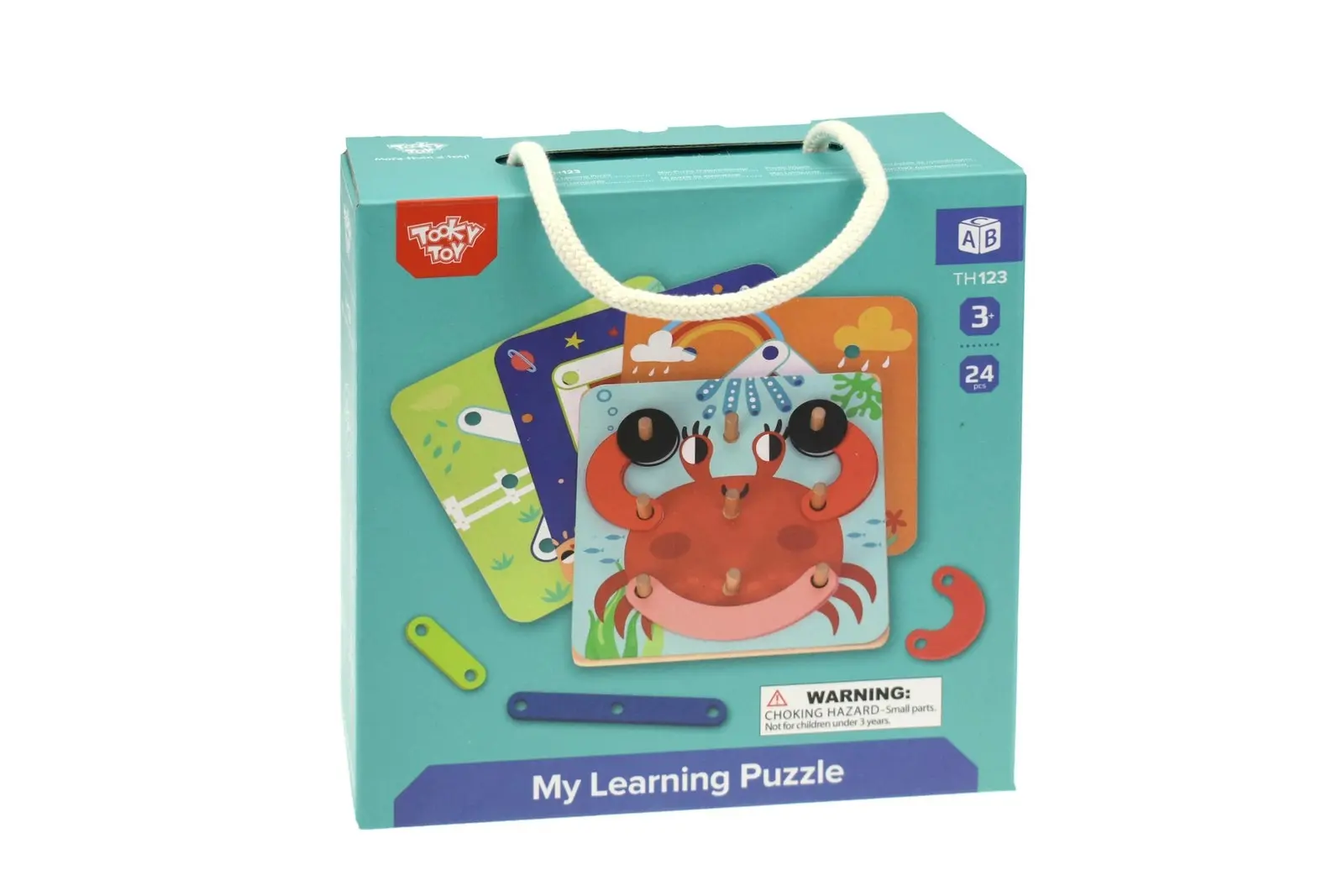 Tooky Toy My Learning Puzzle Children's/Kids Problem Solving/Thinking Game 3+ - Toys & Games