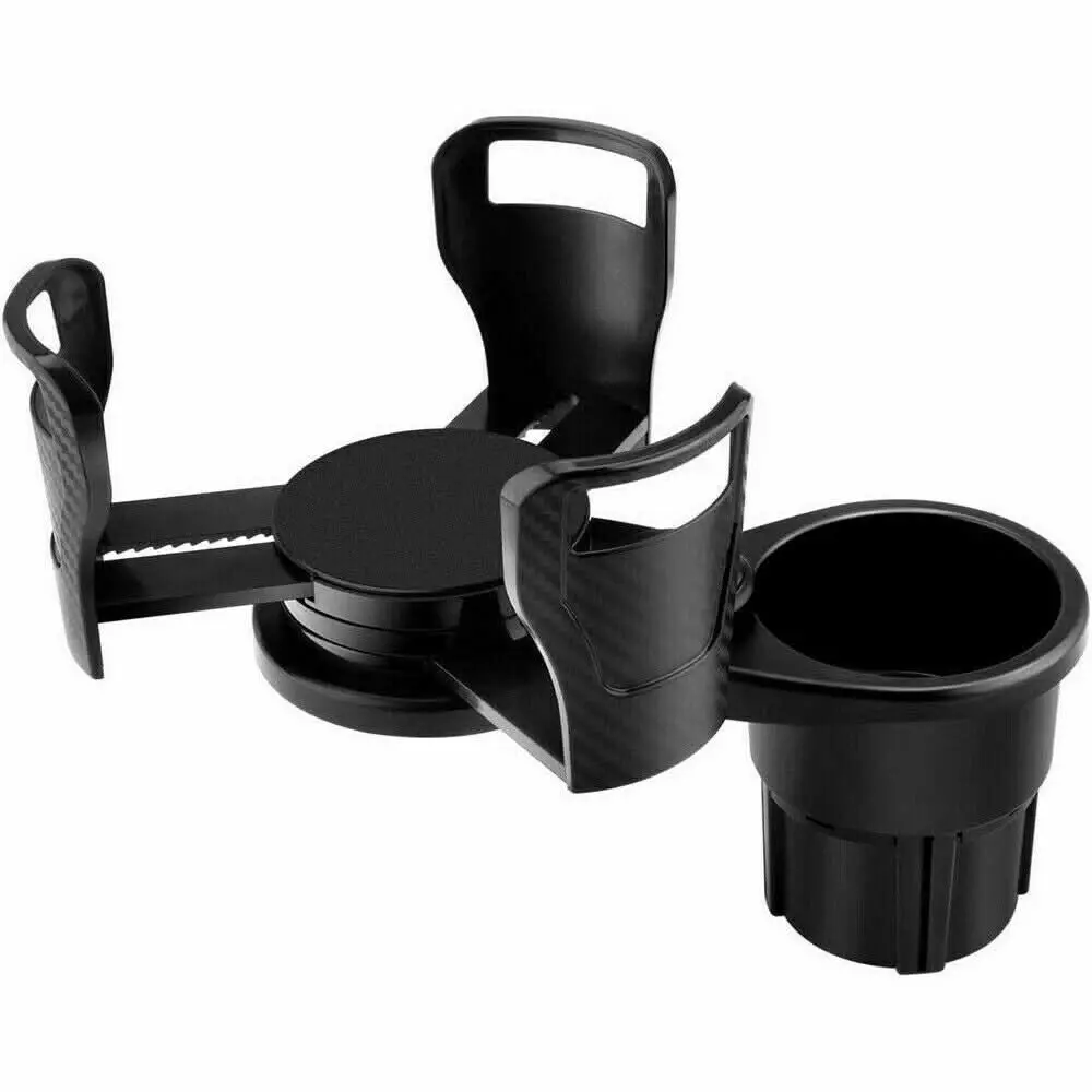 Adjustable 2in1 Car Seat Cup Holder Bottle Drink Coffee Storage Water Bottle - Automotive