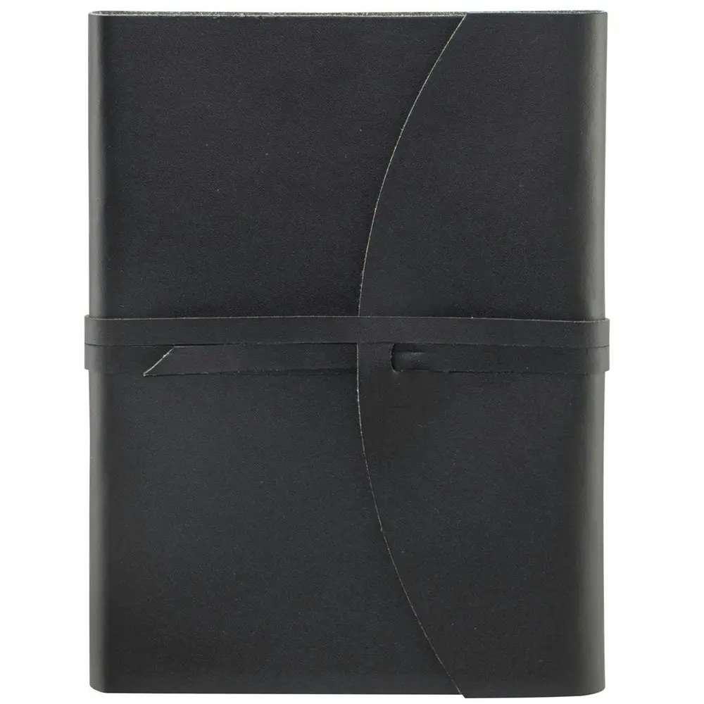 Lantern Studios A5 Wrap Journal/Notebook Writing Paper Diary Stationery Black - Office