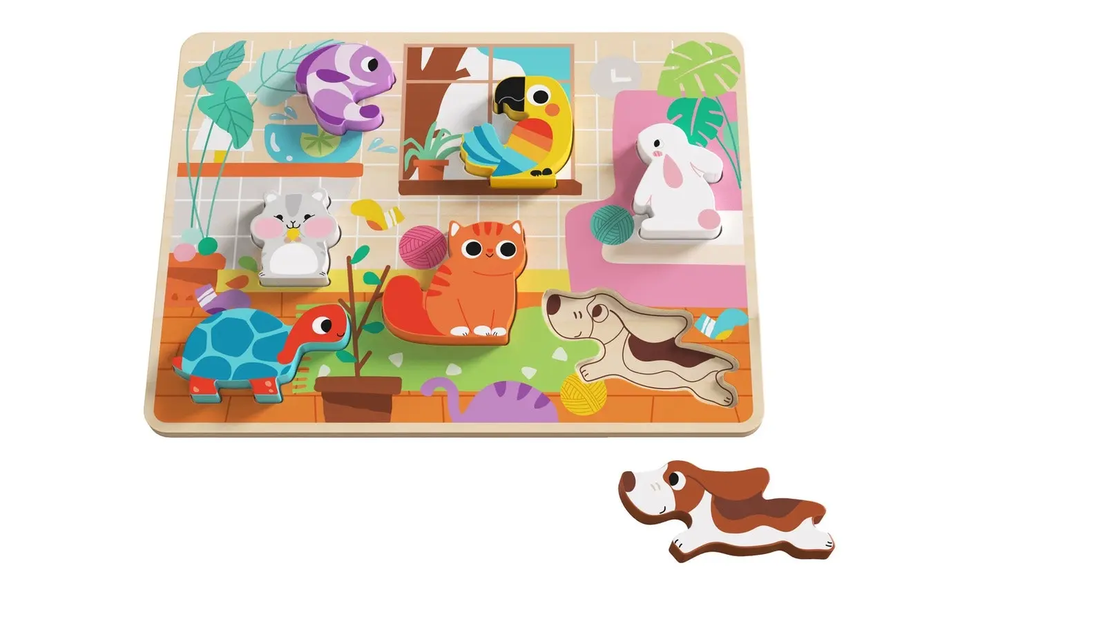 Tooky Toy Chunky Children's/Kids Problem Solving Development Puzzle Set 12m+ - Toys & Games
