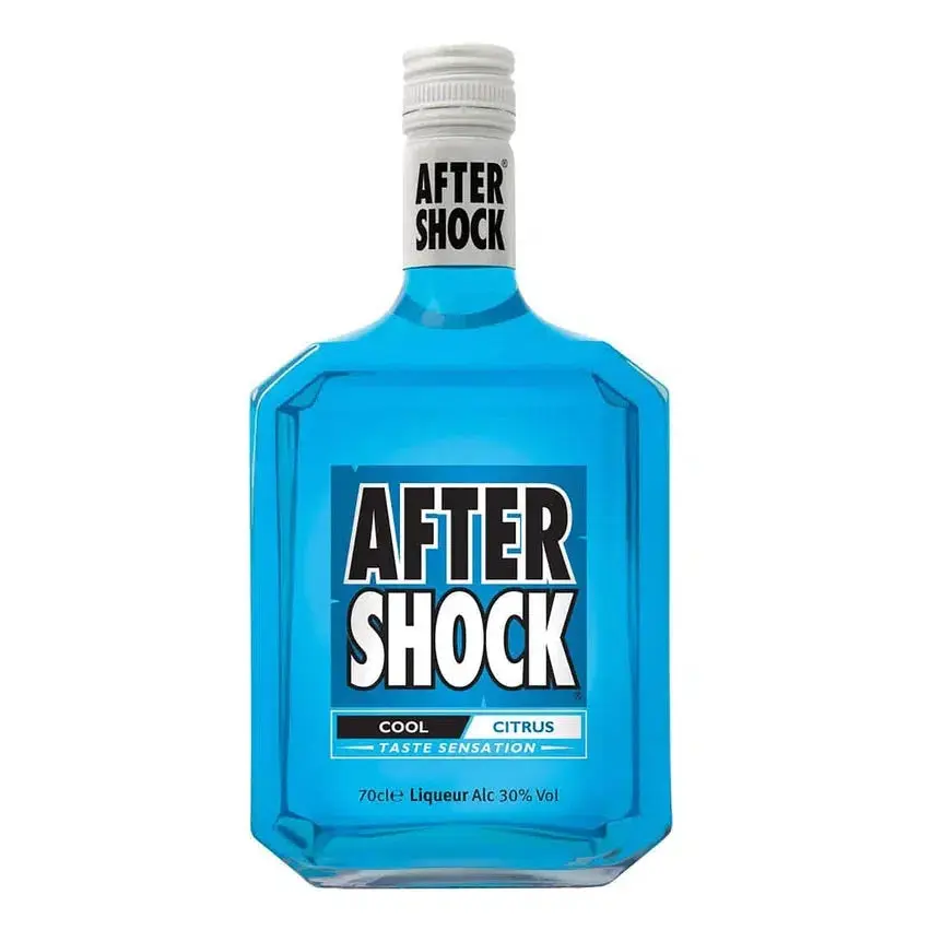After Shock Cool Citrus Blue Liqueur 700ml - Alcohol