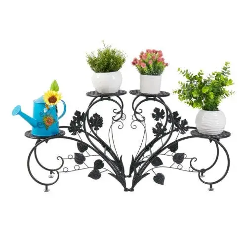 2PCS Metal Round Plant Stands and display rack - Home & Garden