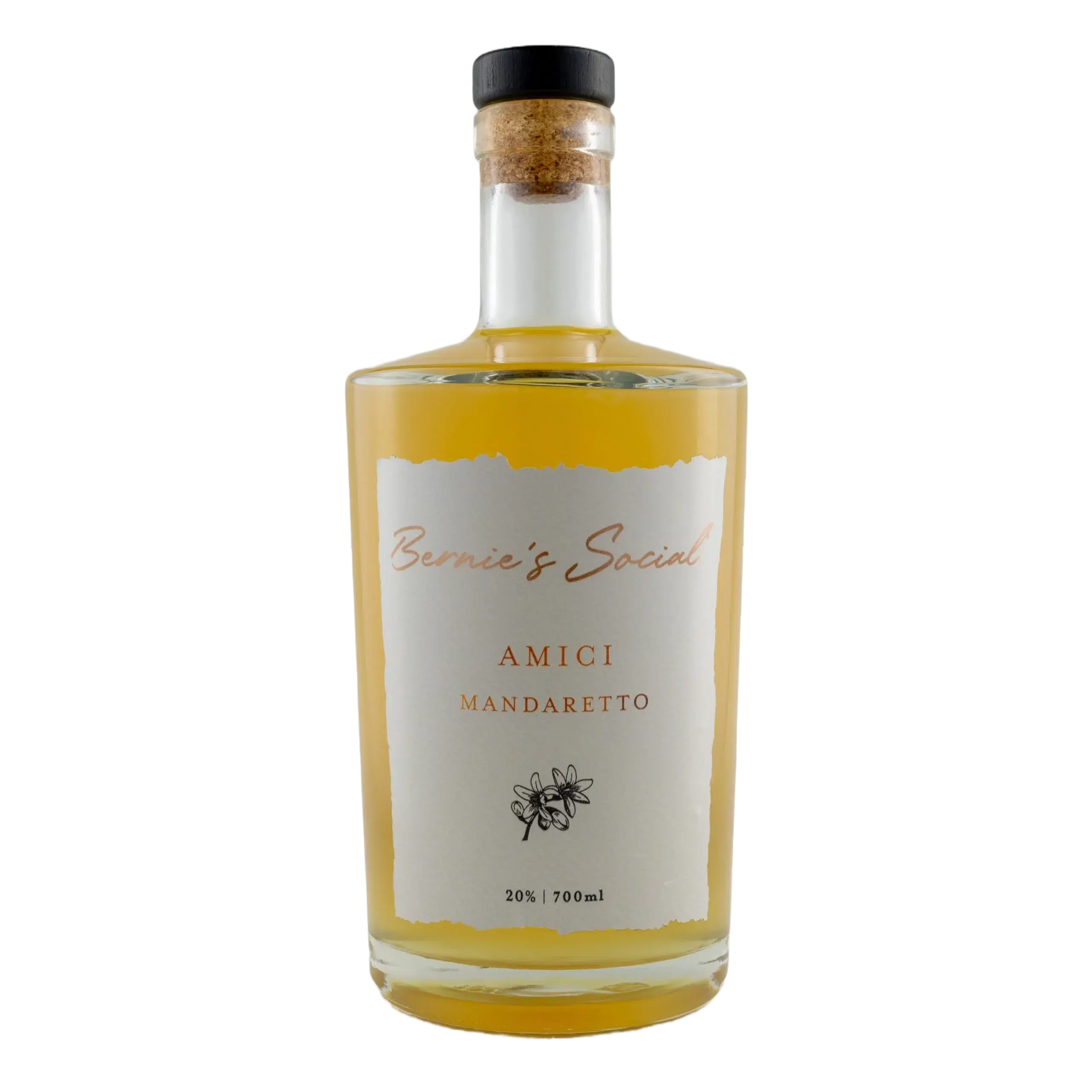 Bernie's Social Amici Mandaretto 700ml - Alcohol