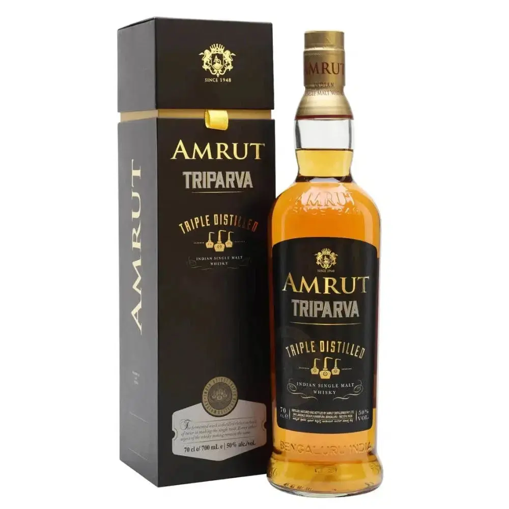 Amrut Triparva Single Malt Indian Whisky 700ml - Alcohol