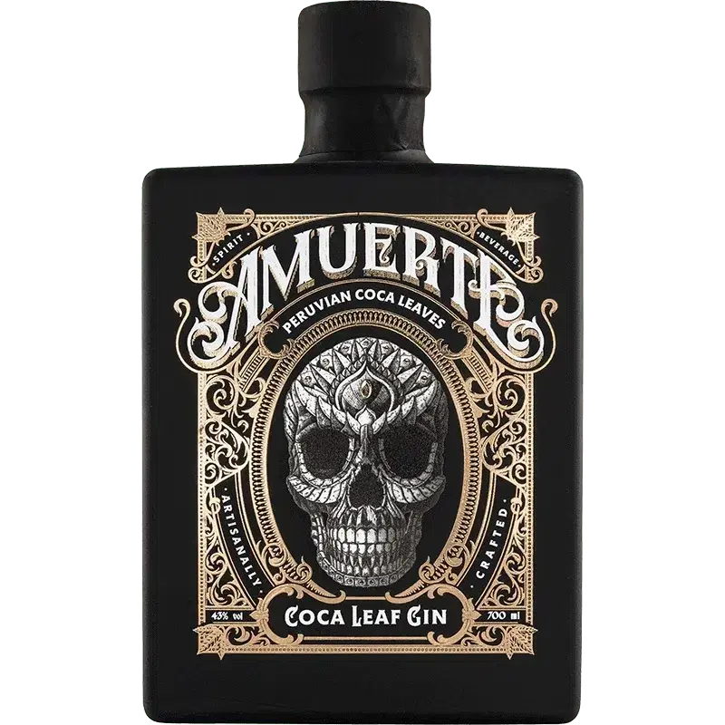 Amuerte Coca Leaf Black Edition Gin 700ml - Alcohol