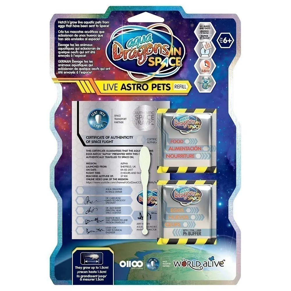 Aqua Dragons - Live Astro Pets Refill