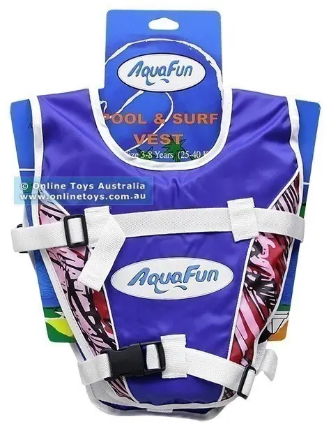 Aqua Fun - Pool and Surf Vest - 2 to 3 Years - Blue