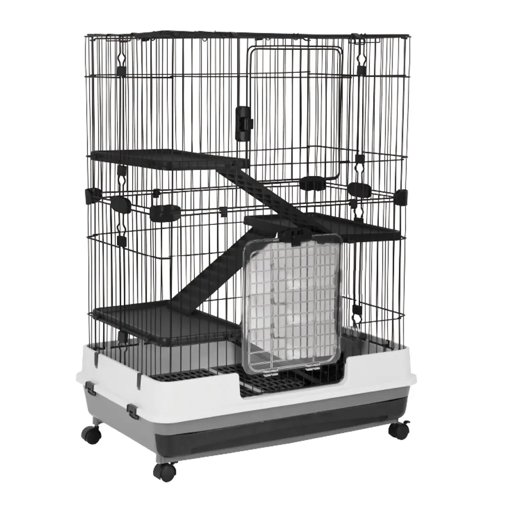Salesbay Pet Cage Rabbit Hutch Cat Bunny Hamster Guinea Pig Ferret Small Animal Chinchilla M - Pets