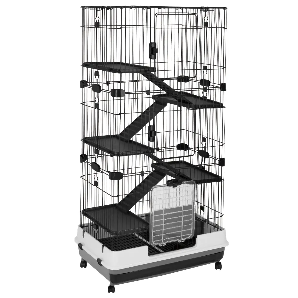 Salesbay Pet Cage Rabbit Hutch Cat Bunny Hamster Guinea Pig Ferret Small Animal Chinchilla L - Pets