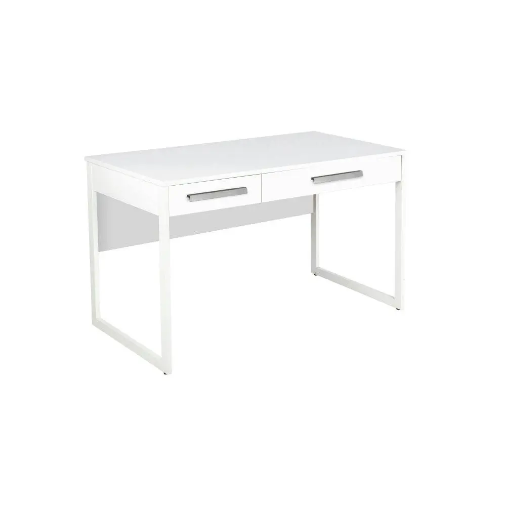 Maestro Furniture Ashley Computer Study Writing Home Office Desk W/ 2-Drawers - White