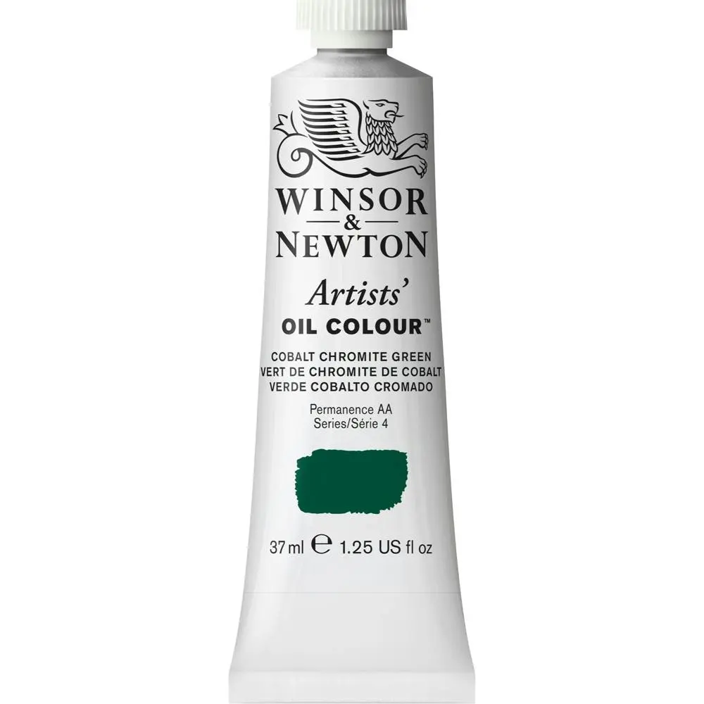 Winsor & Newton Artists Oil Colour 37ml Art Paint Tube Cobalt Chromite Green S4 - Hobbies
