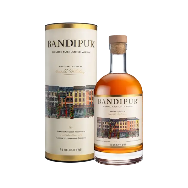 Bandipur Premium Blended Malt Scotch Whisky 750ml - Alcohol