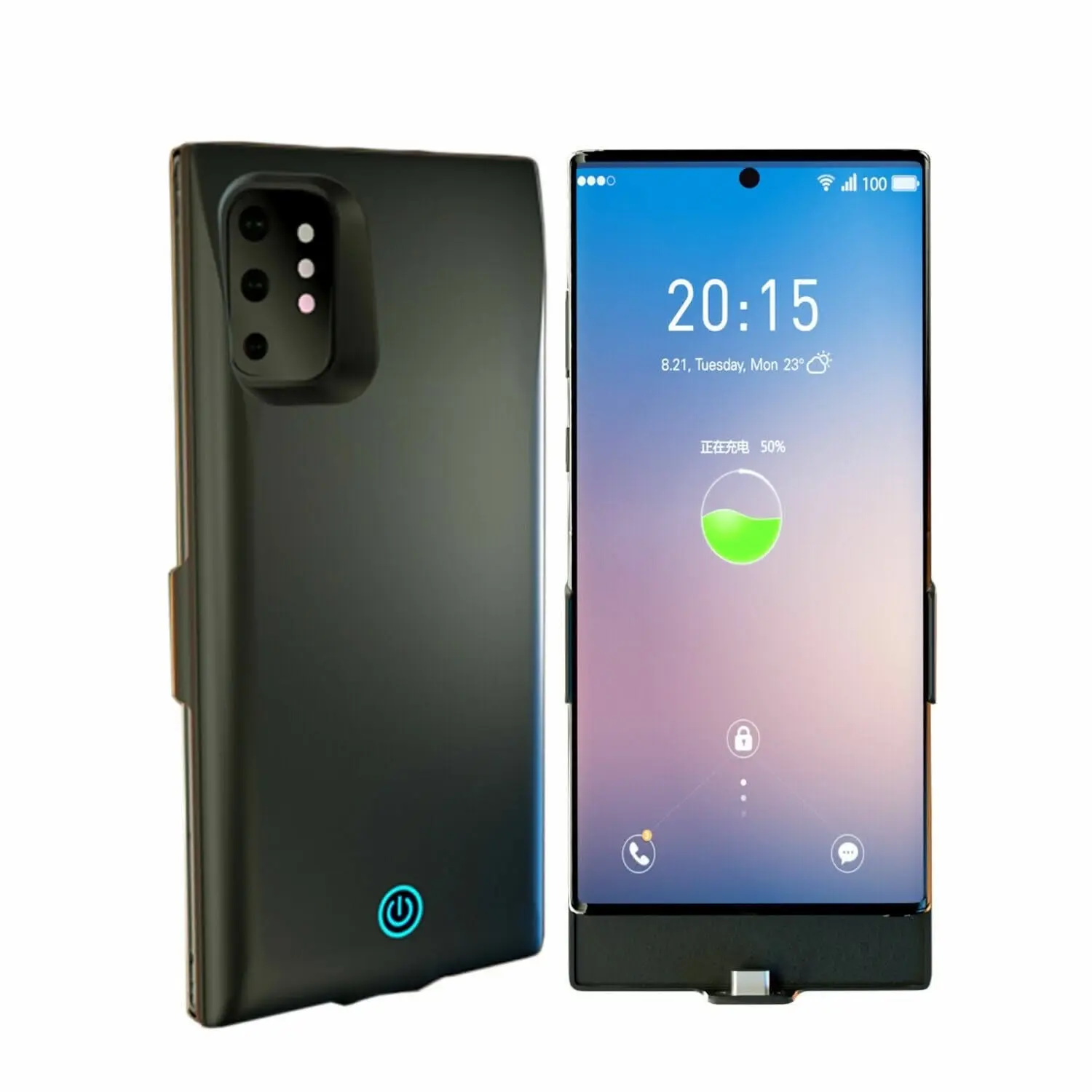 Battery Charger Case External Power Cover For Samsung Galaxy Note 10 - Electronics