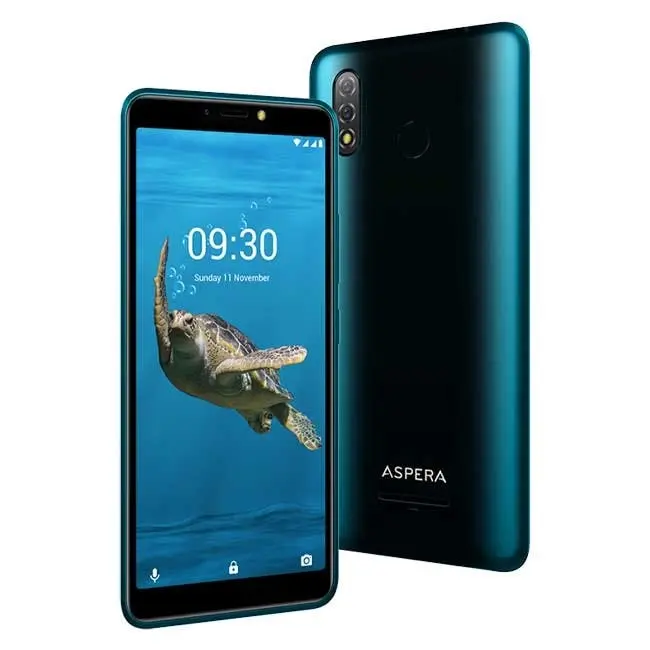 Aspera AS6 4G (Dual Sim, 5.99-inch, 2GB RAM+32GB Storage) - Teal