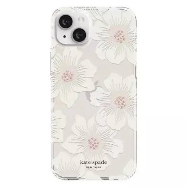 Kate Spade New York Protective Hardshell Case (Suits iPhone 14 Plus) - Hollyhock Floral