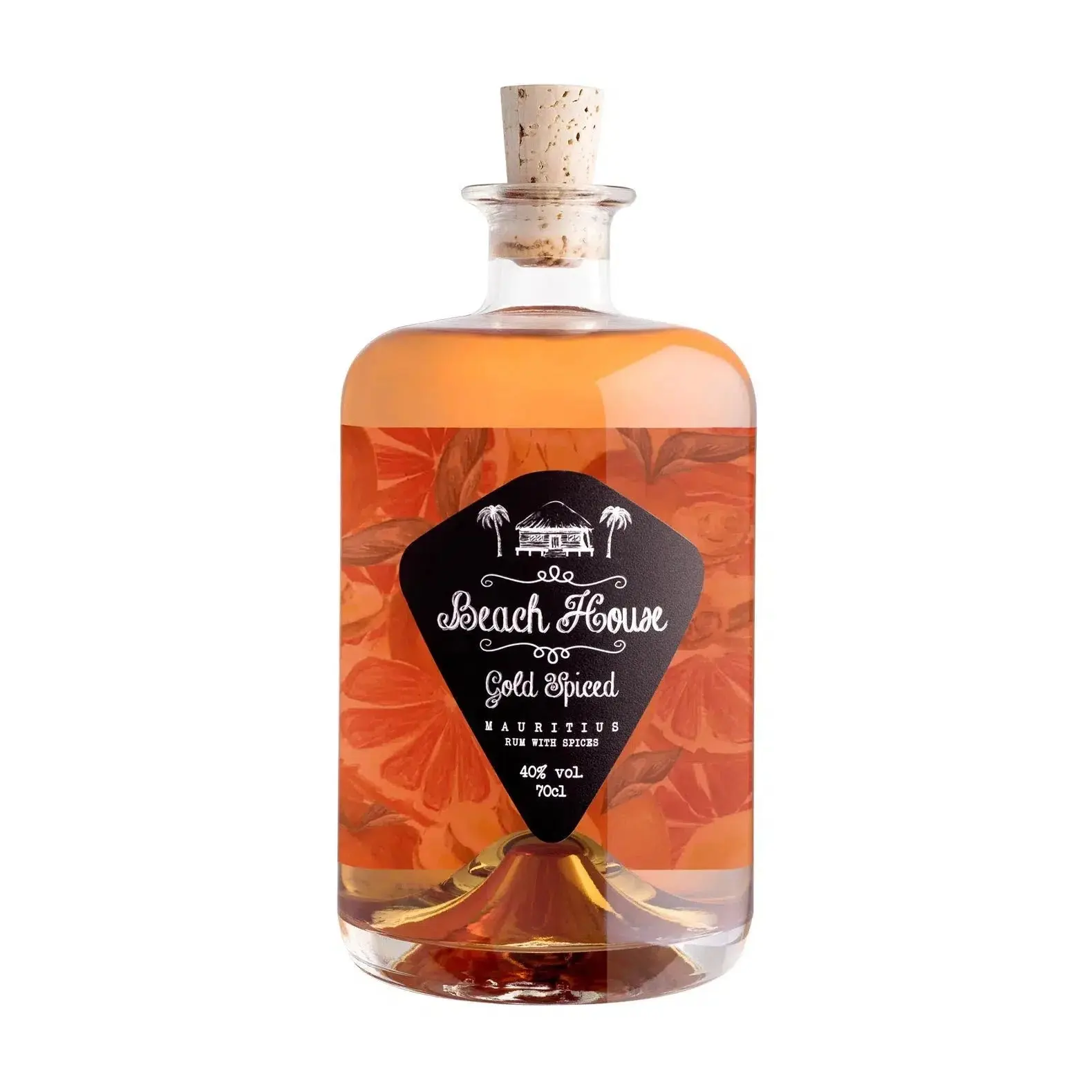 Beach House Gold Spiced Rum 40% 700ml - Alcohol