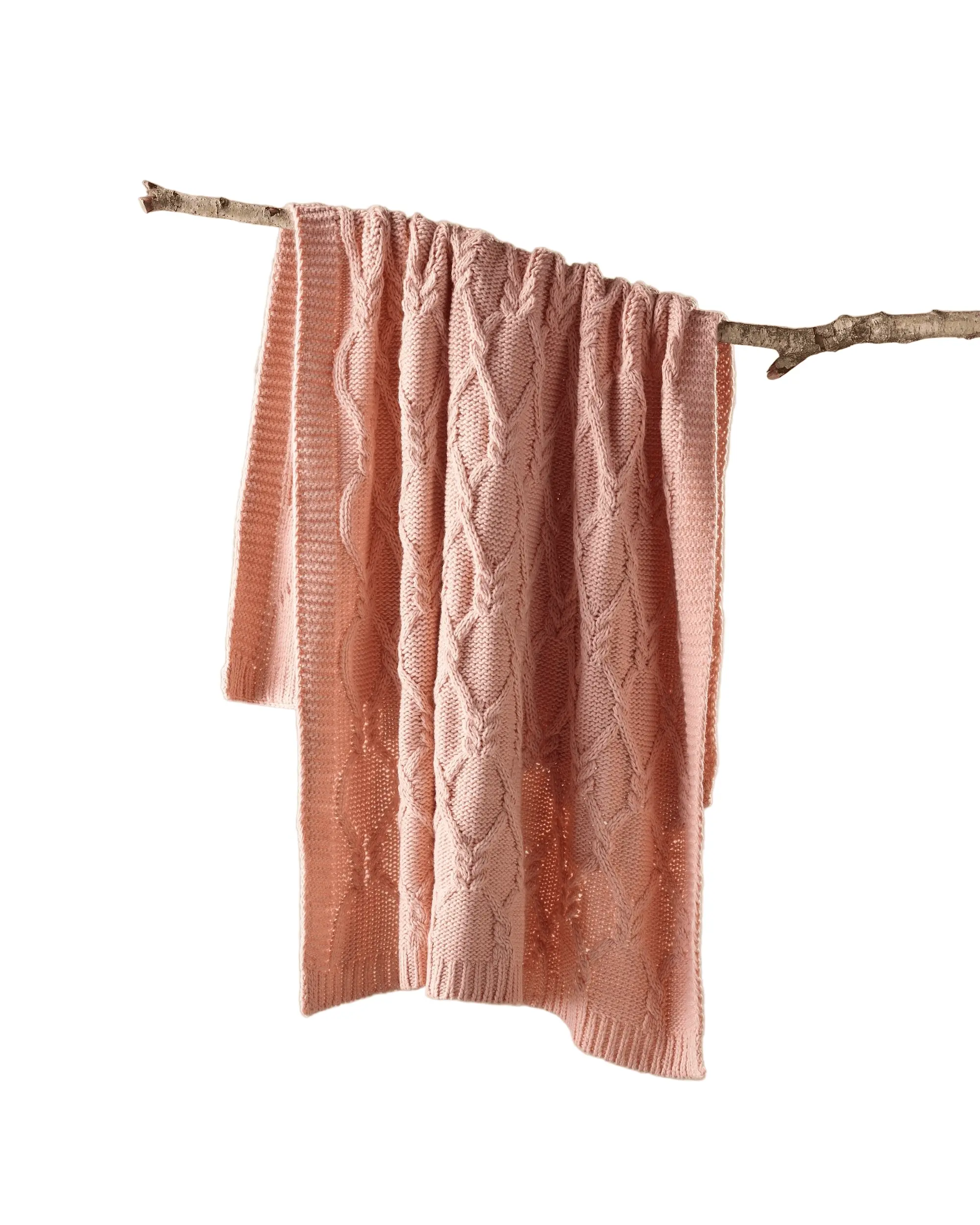 Bianca Bedding Johnson Blush Throw Rug - Home & Garden