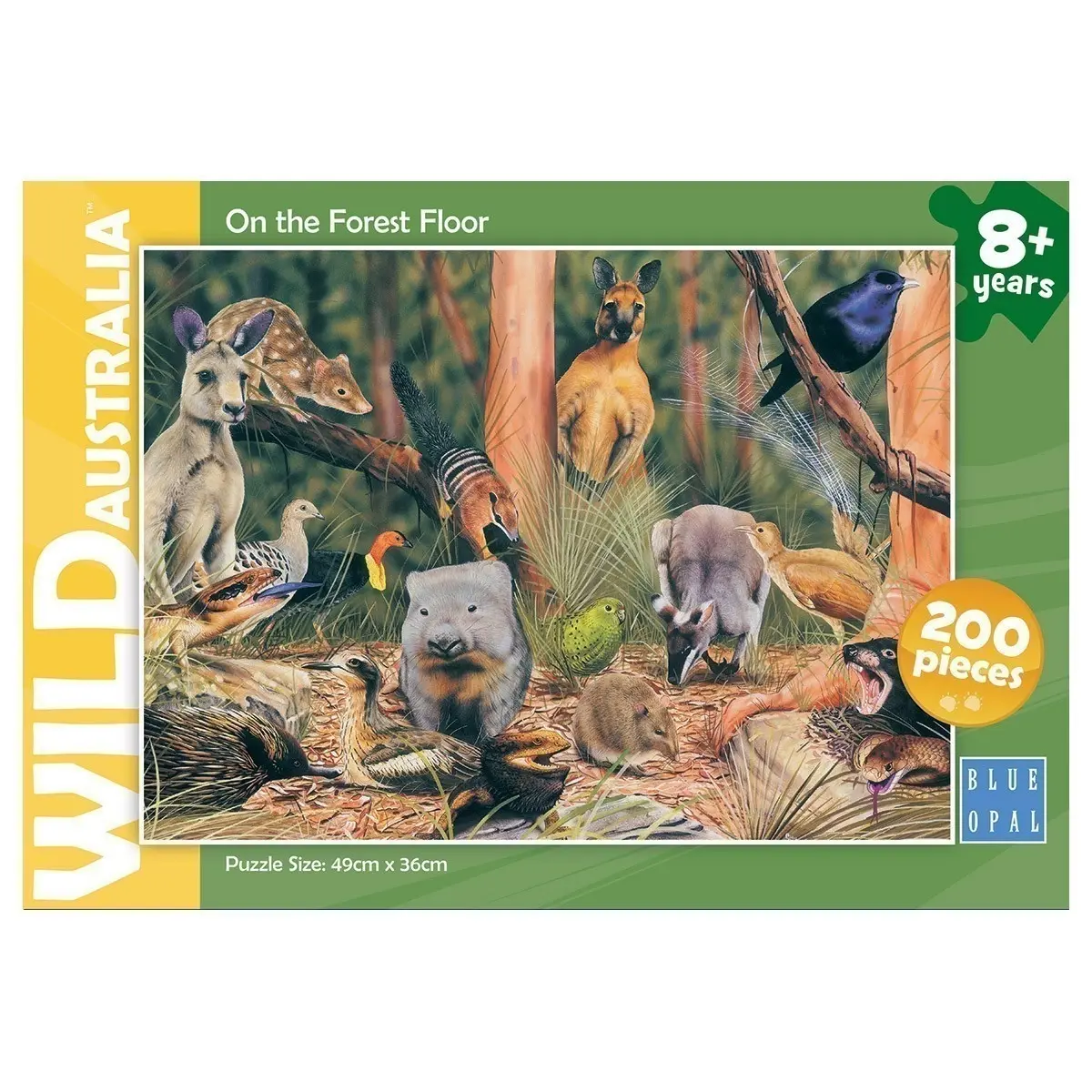 Blue Opal - Wild Australia - On The Forest Floor - 200 Piece Puzzle