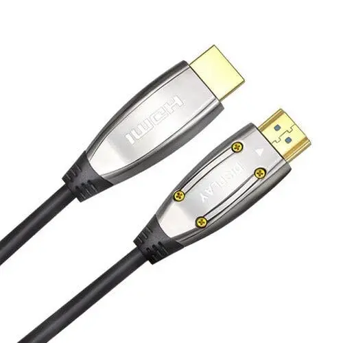 Cruxtec 10M HDMI 2.1 8K Optical Fiber Cable 24K Gold Plated Connector Space Grey - Electronics