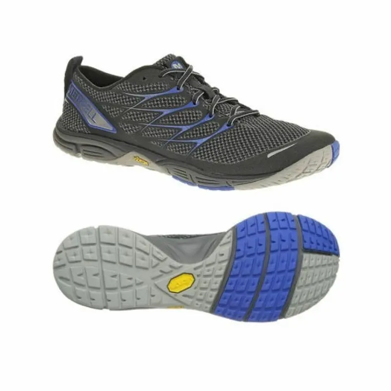 Womens Merrell Road Glove Dash 3 Dark Grey Natural Running Womens Shoe Shoes - Fashion