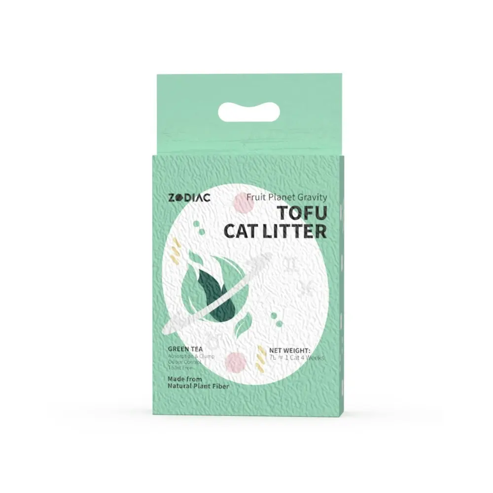 Zodiac 7L/2.5kg Fruity Tofu Soy Pulp Pet Cat Litter Absorbent/Clumping Green Tea - Pets
