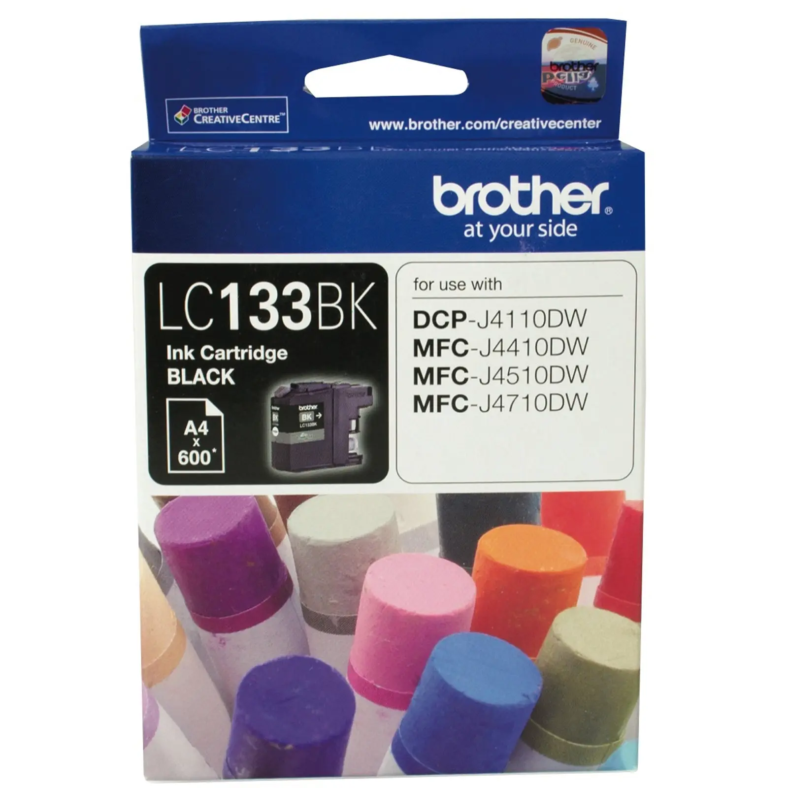 Brother LC133 BLACK Ink J4110DW J4410DW J4510DW J4710DW LC133BK - Electronics