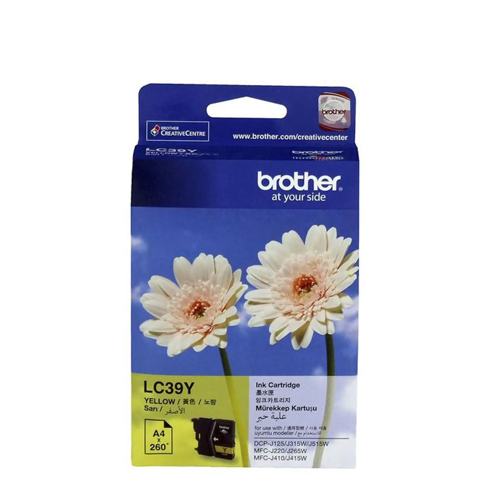 Original Brother LC39Y YELLOW Ink Cartridge Toner - Electronics