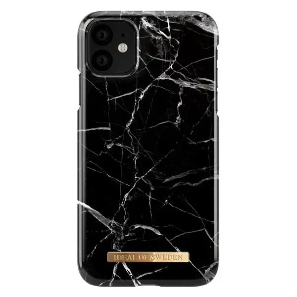 Ideal Of Sweden Fashion Case (Suits iPhone 11/XR) - Black Marble