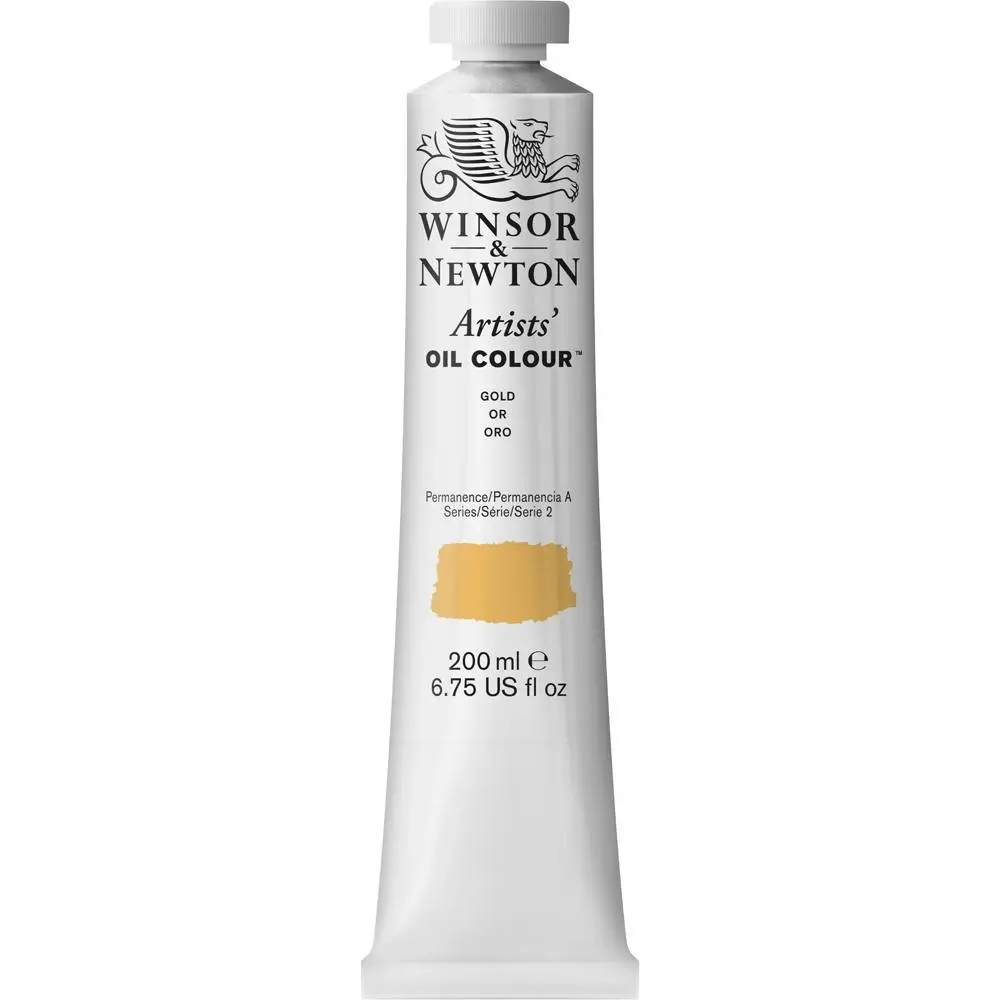 Winsor & Newton Artists Oil Colour 200ml Art/Craft Paint Tube Gold Series 2 - Hobbies
