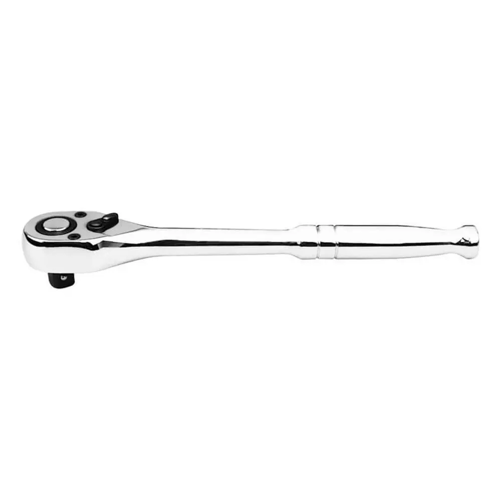 Ampro T29824 1/4in Drive Quick Release Ratchet/Socket Spanner Tool 118mm Chrome - Hardware
