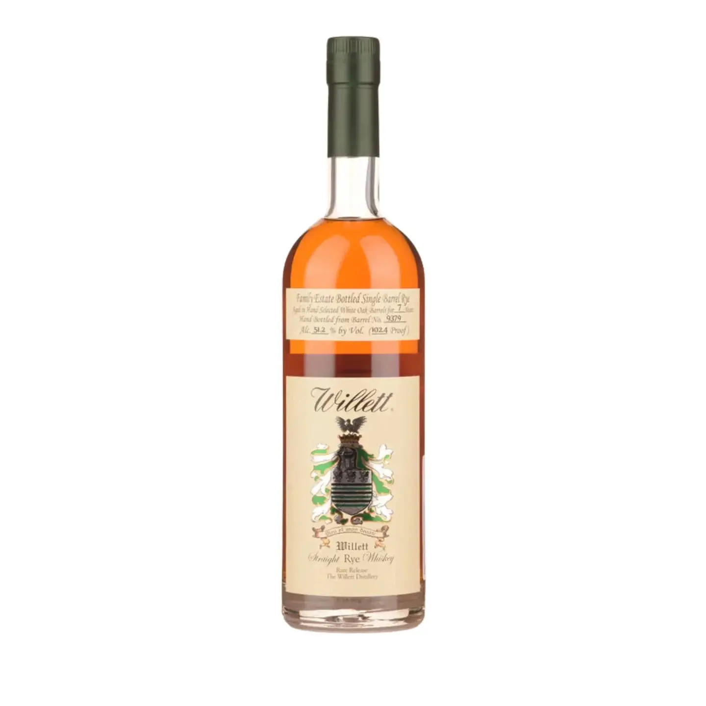 Willett Family Estate 7 Year Old Rye Cask No. 9379 51.2% 700ml - Alcohol