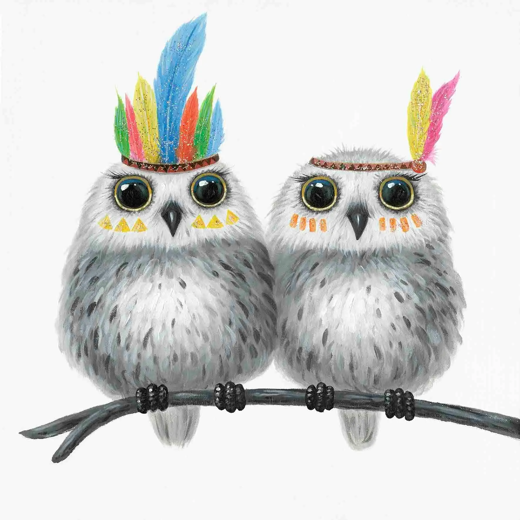 Owls Canvas Print - Home & Garden
