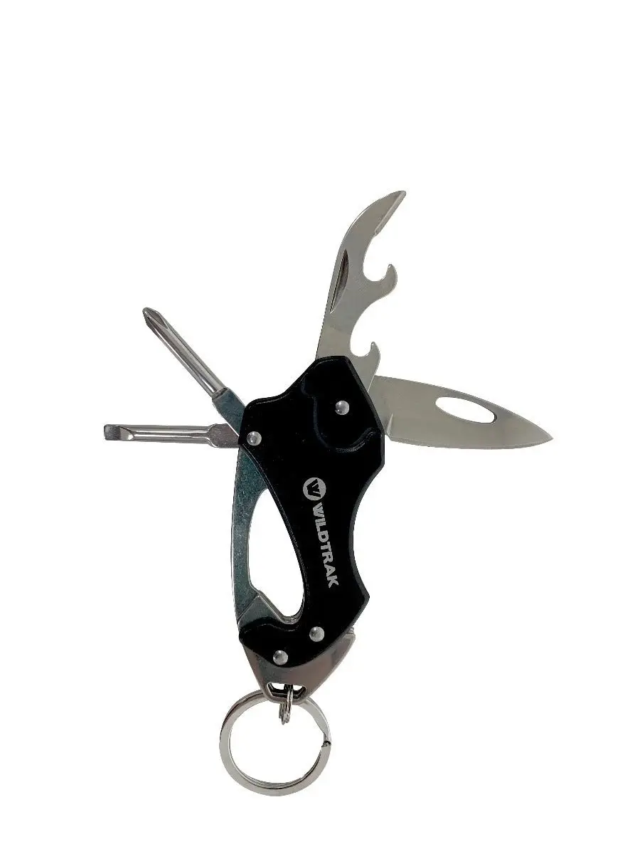 6 in 1 Multi Function Tool Key Ring with Army Knife - Sports & Outdoor