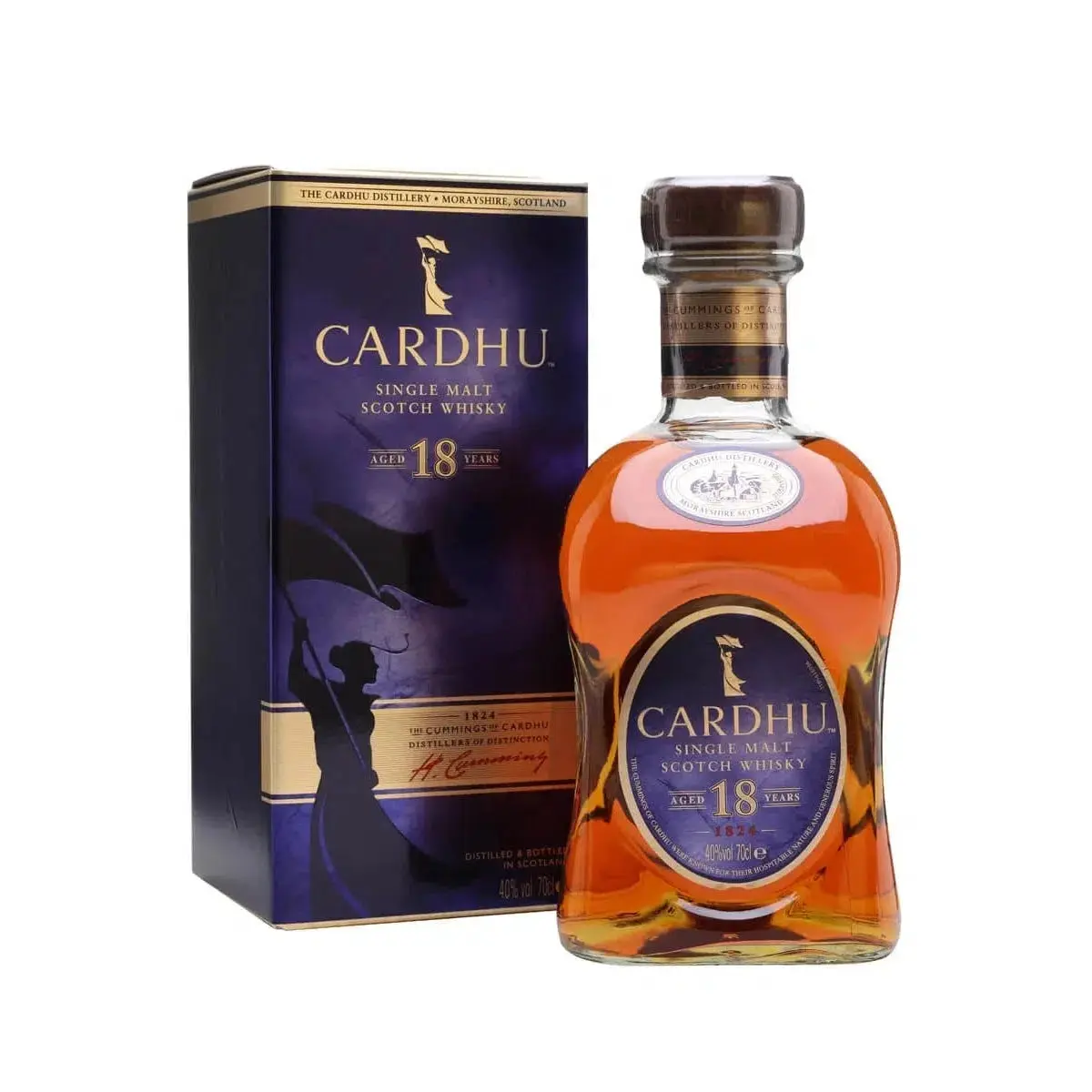 Cardhu 18 Year Old Single Malt Scotch Whisky 700ml - Alcohol