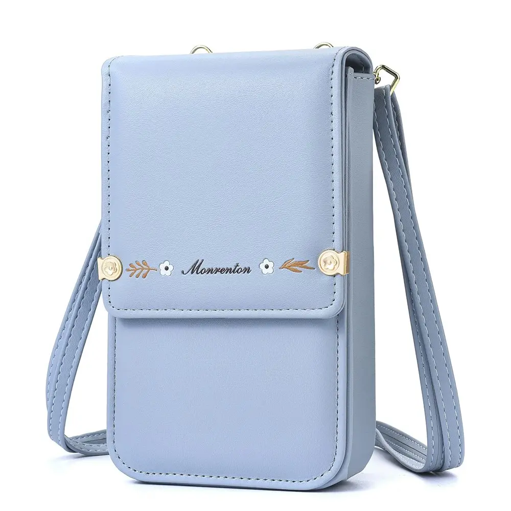Simple Small Crossbody Cell Phone Bag for Women Mini Over Shoulder Handbag Purse - Electronics