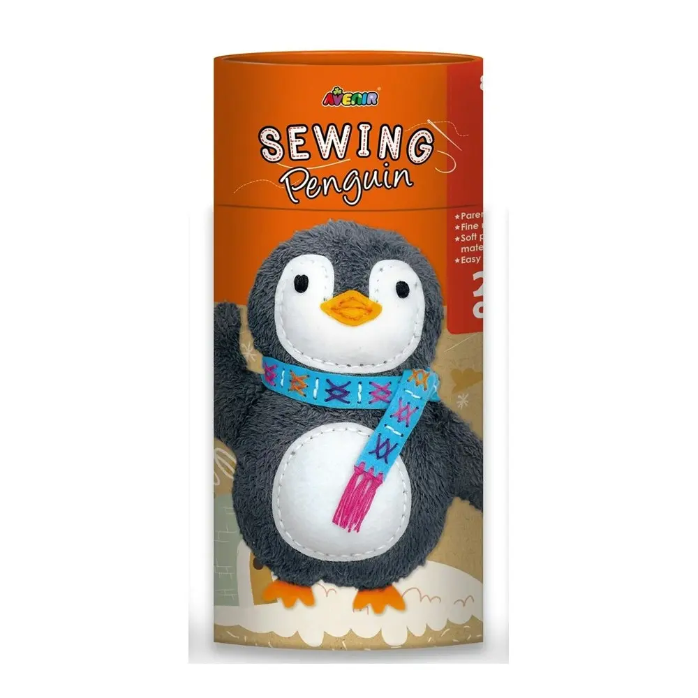 Avenir Sewing Kit Soft Plush Doll Penguin Kids/Children Fun Craft Activity 6y+ - Hobbies