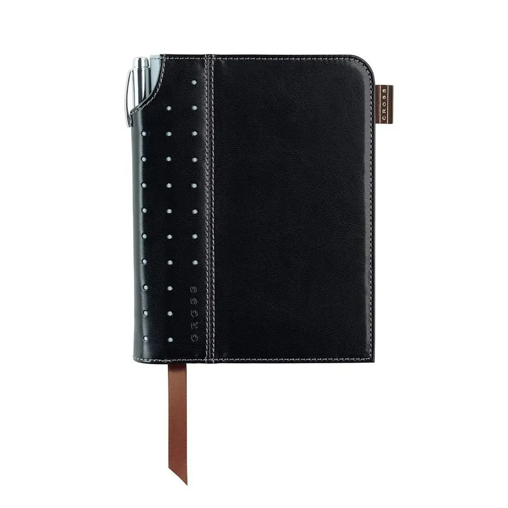 Cross Signature A6 Journal Notebook Stationary Small w/ Leatherette Cover Black - Office
