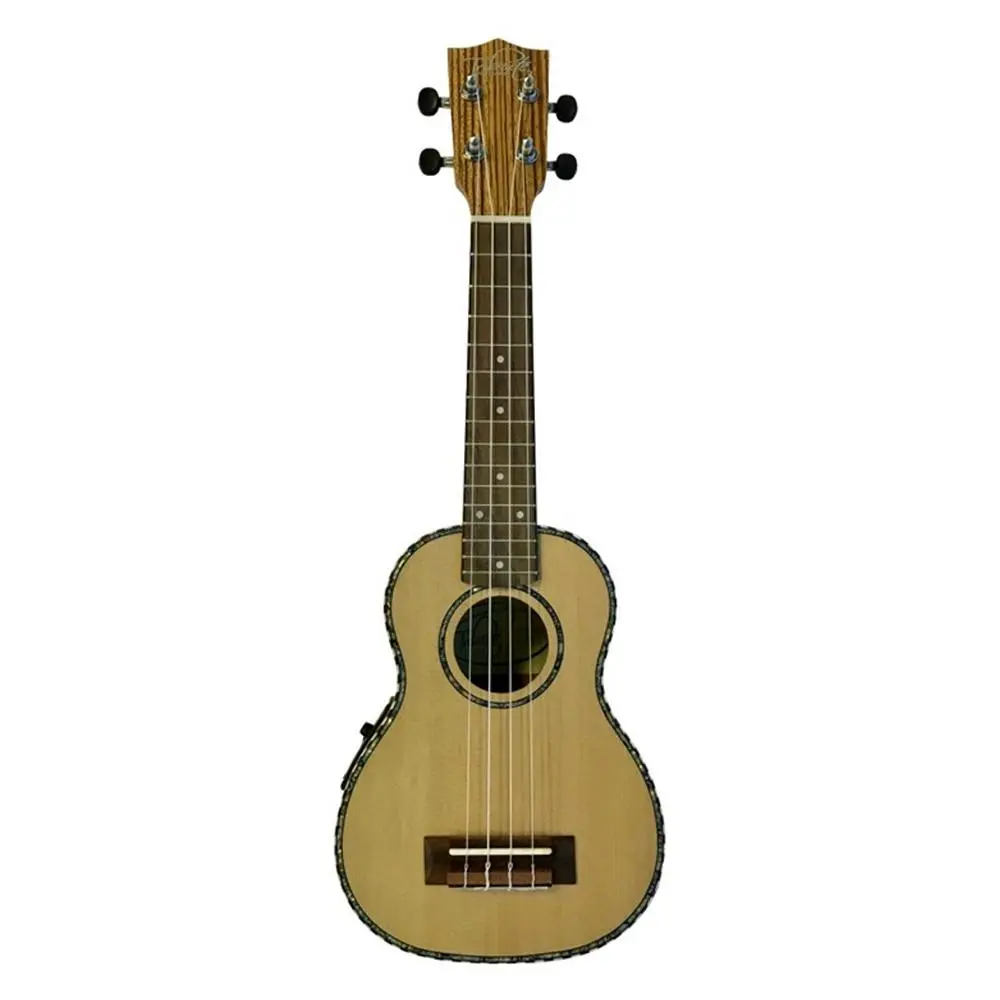 Tribute 21 Inch Soprano Electric Acoustic Ukulele w/ Tuner Nylgut Strings - Hobbies