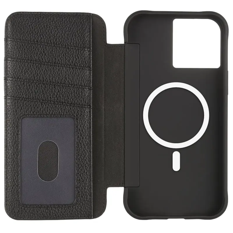 Case-Mate Tough Wallet Folio MagSafe Case For iPhone 13 Pro Max (6.7") - Black