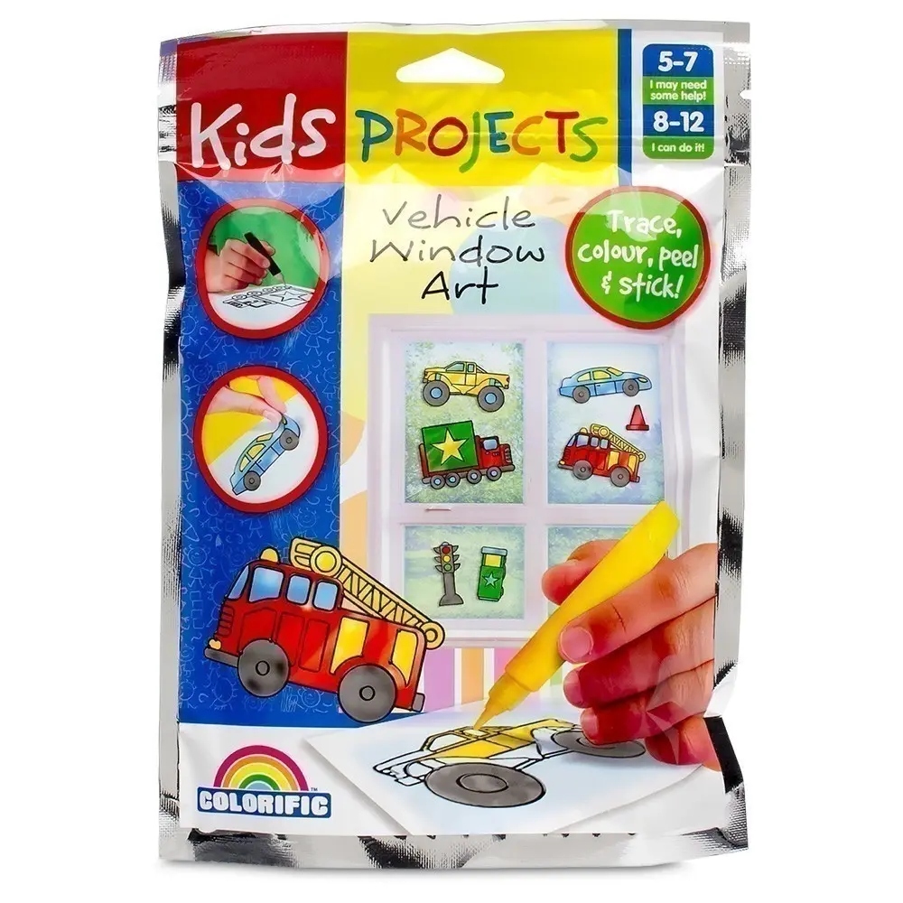 Colorific - Kids Projects - Vehicle Window Art
