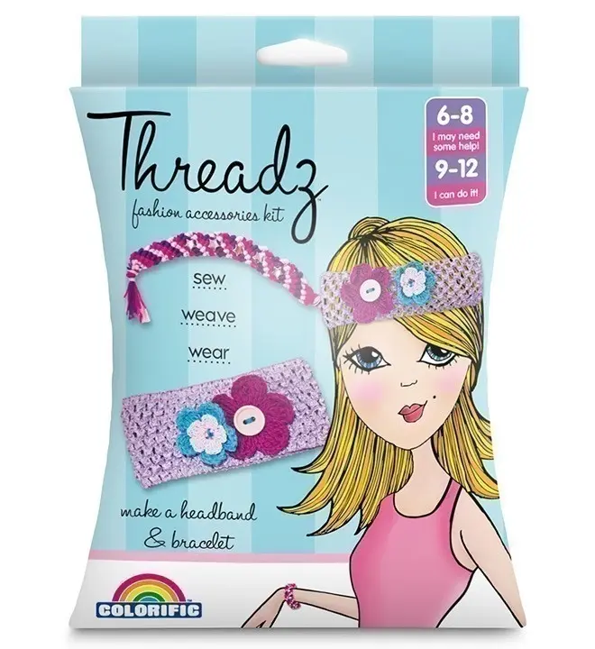 Colorific Threadz Make a Headband & Bracelet - Toys & Games