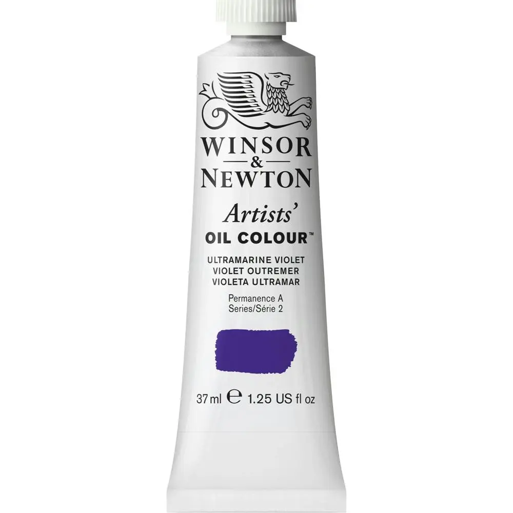 Winsor & Newton Artists Oil Colour 37ml Paint Tube Ultramarine Violet Series 2 - Hobbies