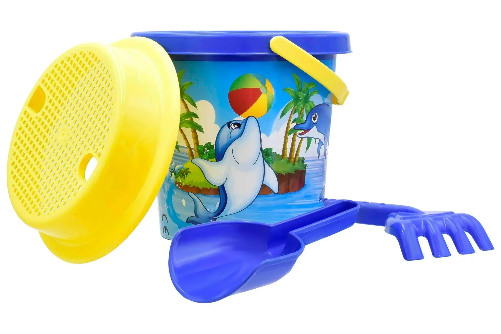 17cm Dolphin Mid Size Bucket Set - Toys & Games