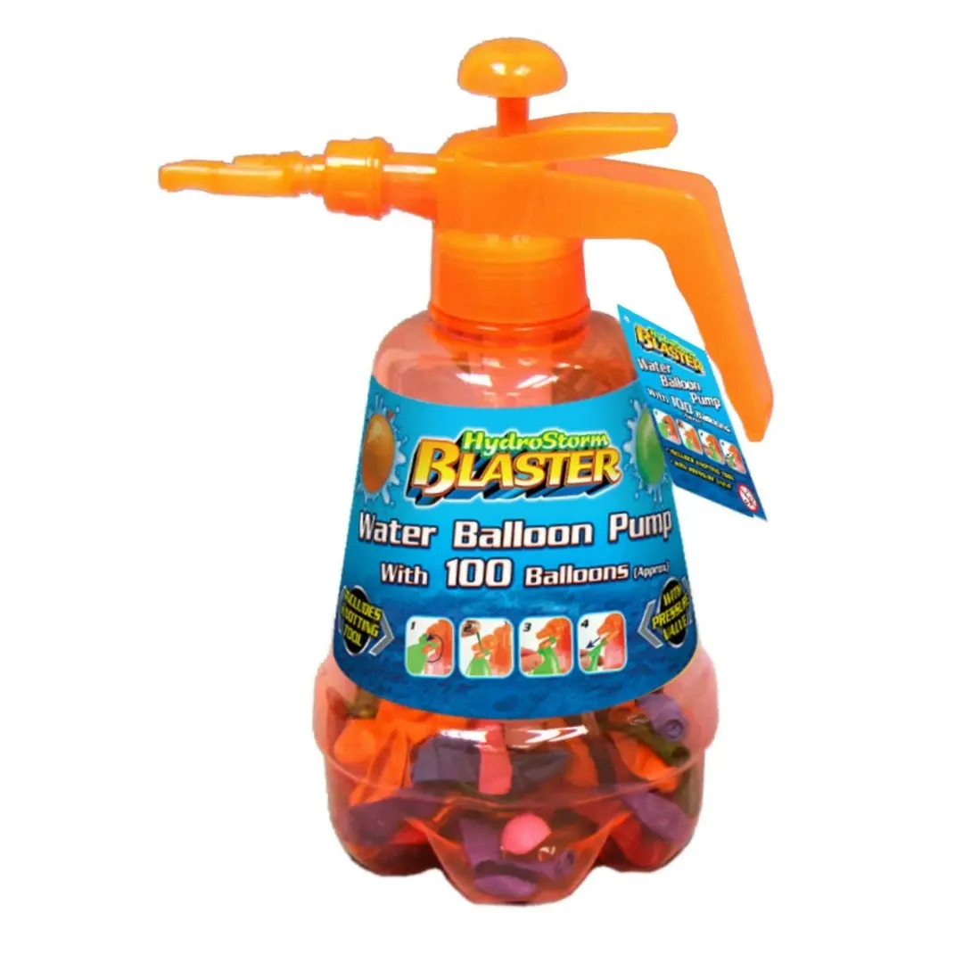 Water Balloon Pump With 100 Balloons - Hobbies