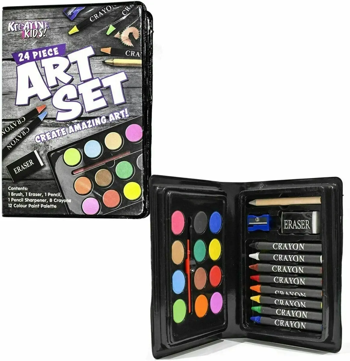 Art Set in Colour Case (24 pieces) - Hobbies